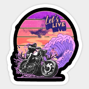 Let's Live Sticker